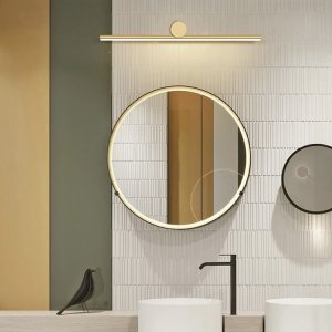 Lustro Toolight KINKIET ŁAZIENKOWY LED 60CM APP1345-W GOLD 5