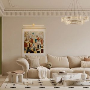 Lustro Toolight KINKIET ŁAZIENKOWY LED 60CM APP1345-W GOLD 6