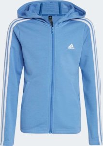 Adidas Bluza adidas 3 Stripes Full-Zip Hoodie girls IS2632 1