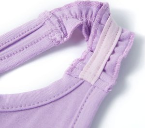 vidaXL Dziecięca koszulka na ramiączka, liliowa, 92 5