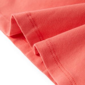 vidaXL Dziecięca koszulka na ramiączkach, koralowa, 128 5