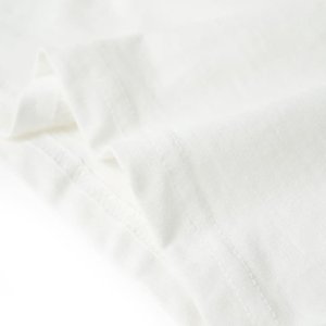 vidaXL Koszulka dziecięca, ecru, 128 6