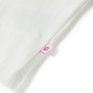 vidaXL Koszulka dziecięca, ecru, 104 5