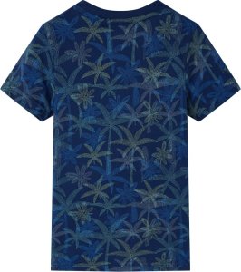 vidaXL Koszulka dziecięca, granatowa, 128 2