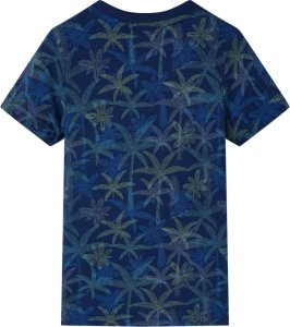 vidaXL Koszulka dziecięca, granatowa, 140 2