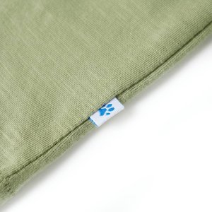 vidaXL Koszulka dziecięca, jasne khaki, 140 5