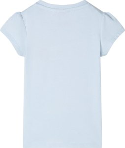 vidaXL Koszulka dziecięca, jasnoniebieska, 128 2