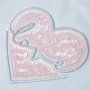 vidaXL Koszulka dziecięca, jasnoniebieska, 128 4