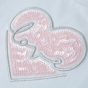 vidaXL Koszulka dziecięca, jasnoniebieska, 116 4