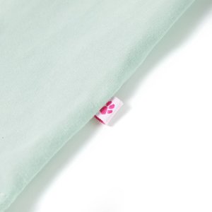 vidaXL Koszulka dziecięca, półrękawki, miętowa, 128 5