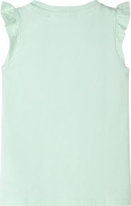 vidaXL Koszulka dziecięca, z falbankami, delikatna zieleń, 92 2