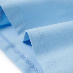 vidaXL Koszulka dziecięca, z falbankami, jasnoniebieska, 116 6