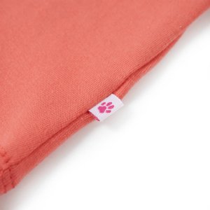 vidaXL Koszulka dziecięca, z falbankami, koralowa, 116 6