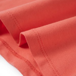 vidaXL Koszulka dziecięca, z falbankami, koralowa, 116 7