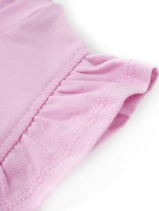vidaXL Koszulka dziecięca, z falbankami, liliowa, 128 4