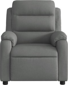 vidaXL Rozkładany fotel masujący, elektryczny, ciemnoszary, tkanina 8