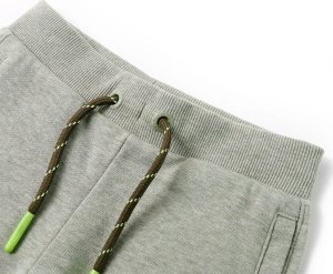 vidaXL Szorty dziecięce ze sznurkiem, jasne khaki melanż, 104 3