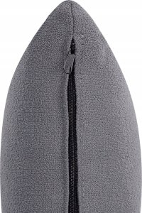 Beliani Szezlong boucle prawostronny ciemnoszary CHEVANNES 12