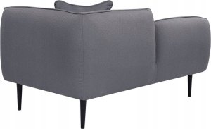 Beliani Szezlong boucle prawostronny ciemnoszary CHEVANNES 5