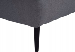 Beliani Szezlong boucle prawostronny ciemnoszary CHEVANNES 8