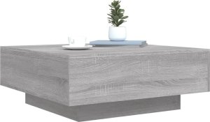 vidaXL Stolik kawowy, szary dąb sonoma, 80x80x31 cm 4