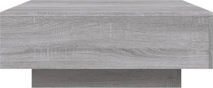 vidaXL Stolik kawowy, szary dąb sonoma, 80x80x31 cm 6