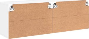 vidaXL Ścienne szafki TV, 2 szt., białe, 60x30x41 cm 9