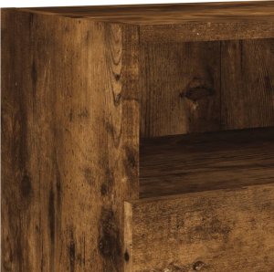 vidaXL Ścienne szafki TV, 2 szt., przydymiony dąb, 100x30x30 cm 10