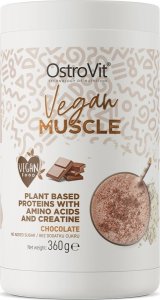 OstroVit OstroVit Vegan Muscle Odżywka czekoladowa - 360 g 1