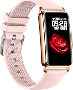 Smartwatch Rubicon Zegarek SMARTWATCH KOMUNIA Rubicon RNCF04 pink/white silicone 3