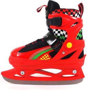 Rolki SMJ sport Rolki 2w1 i łyżwy regulowane roz 37-40 czerwone (ROL188 - 6650) 15