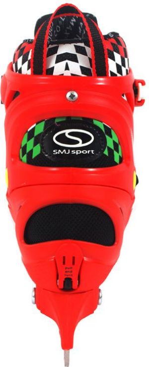 Rolki SMJ sport Rolki 2w1 i łyżwy regulowane roz 37-40 czerwone (ROL188 - 6650) 18