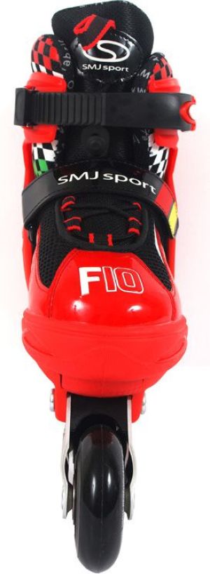 Rolki SMJ sport Rolki 2w1 i łyżwy regulowane roz 37-40 czerwone (ROL188 - 6650) 4