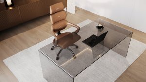 Krzesło biurowe Diablo Chairs V-Modular Brązowe 11
