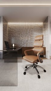 Krzesło biurowe Diablo Chairs V-Modular Brązowe 12