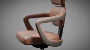 Krzesło biurowe Diablo Chairs V-Modular Brązowe 8