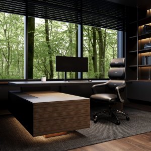 Krzesło biurowe Diablo Chairs V-Modular Czarne 11