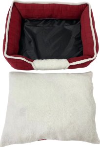 Sourcing PET BED RED 217300 68X56X18CM 1