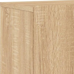 vidaXL 5-częściowy zestaw mebli TV, dąb sonoma, materiał drewnopochodny 9