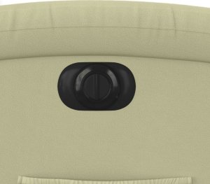 vidaXL Elektryczny fotel rozkładany, kremowy 11