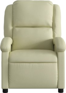 vidaXL Elektryczny fotel rozkładany, kremowy 8