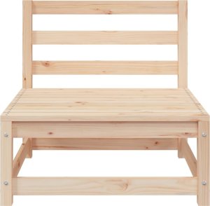 vidaXL Sofy ogrodowe bez podłokietników, 3 szt., 70x70x67 cm, sosnowe 5