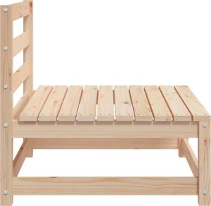 vidaXL Sofy ogrodowe bez podłokietników, 3 szt., 70x70x67 cm, sosnowe 6