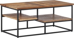 vidaXL Stolik kawowy, 90x50x39 cm, drewno tekowe z odzysku 11