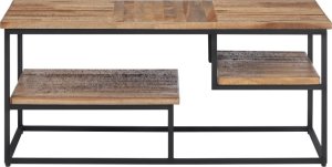 vidaXL Stolik kawowy, 90x50x39 cm, drewno tekowe z odzysku 2