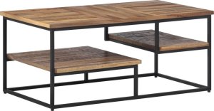 vidaXL Stolik kawowy, 90x50x39 cm, drewno tekowe z odzysku 9