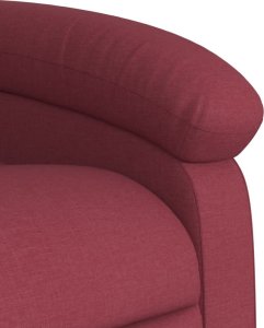 vidaXL Podnoszony fotel masujący, elektryczny, rozkładany, czerwony 11