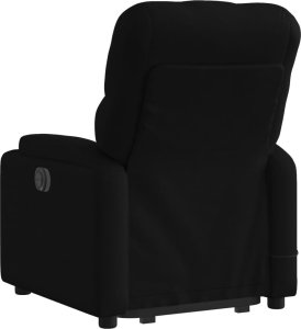 vidaXL Podnoszony fotel masujący, elektryczny, rozkładany, czarny 5