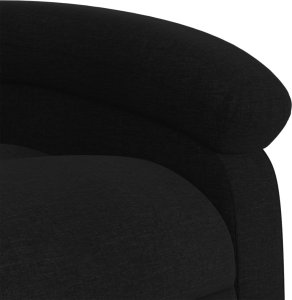 vidaXL Podnoszony fotel masujący, elektryczny, rozkładany, czarny 10