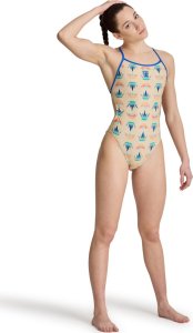 Arena Damski Strój kąpielowy WOMEN'S ARENA DESERT VIBES SWIMSUIT BOOSTER BACK 2